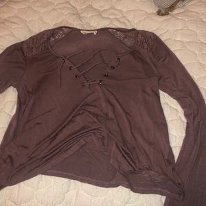 super cute long sleeve crop top